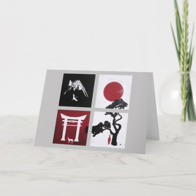 Carte L'esprit japonais Peinture par Alfred Fox (Devant)