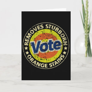 Carte Lessive anti-trump Vote Cadeaux drôles