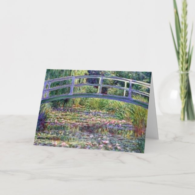 Carte L'étang Water Lily par Claude Monet (Devant)