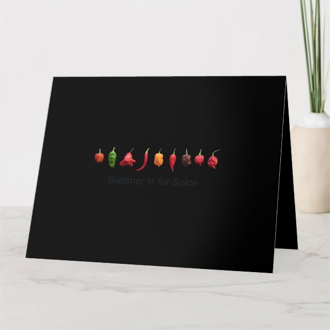 Carte L'été est pour Spice (Devant)
