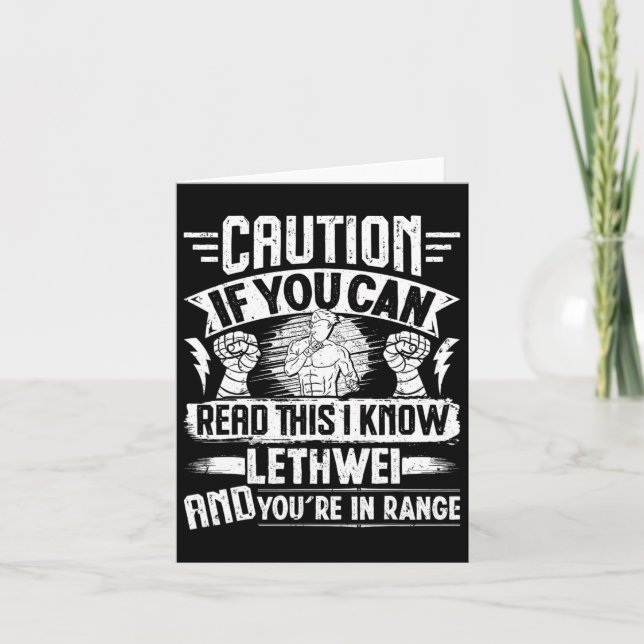 Carte Lethwei Warrior Myanmar Boxing Training Burmese Bo (Devant)