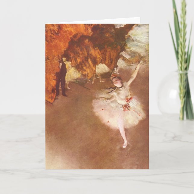 Carte L'étoile (ballerine de Prima) par Edgar Degas (Devant)