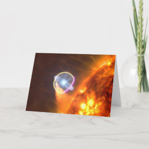 Carte L'Étoile Naine Blanche Du Cygni V407