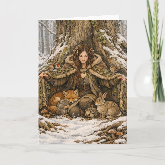 Carte L'étreinte de la forêt (Devant)