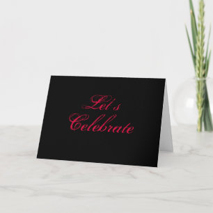 Carte Let's Celebrate