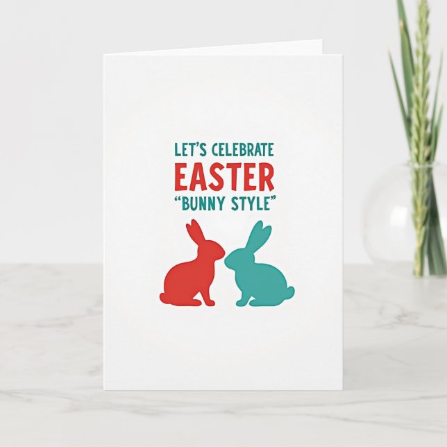Carte Lets Celebrate Easter Card (Devant)