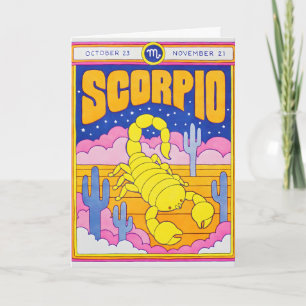 Carte lettre Scorpion