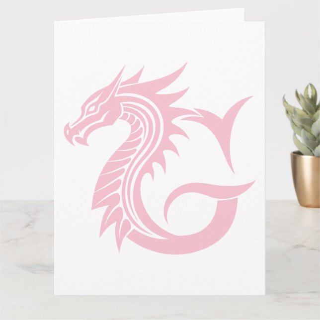 Carte LETTRE STYLÉE DE Dragon G, Alphabet DE Dragon, Mon (Petite plante)