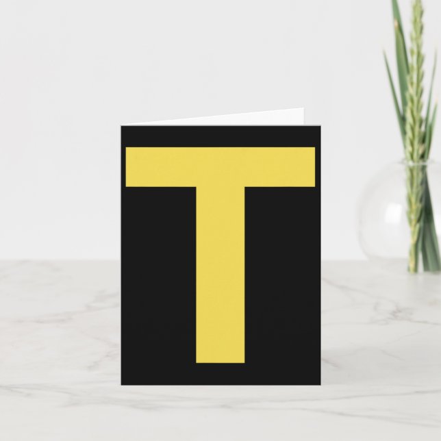 Carte Lettre T Fun Chipmunk Group Correspondant Hallowee (Devant)
