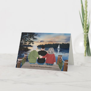 Carte Lettres Peintes De La Maison, Petit-Fils En Camp D