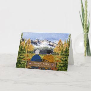 Carte Lettres Peintes de la Maison, Petit-Fils en Camp d