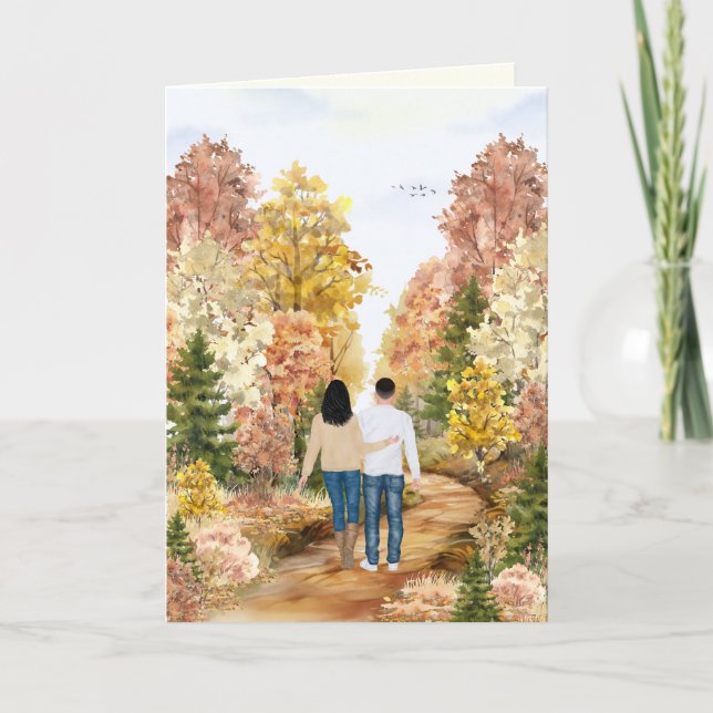 Carte Lettres Peintes de la Maison, Pour Fils en Camp d' (Devant)