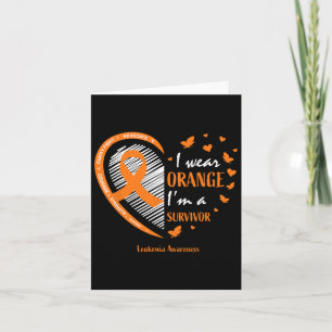 Carte Leucémie Survivante Cadeaux Femmes Hommes Enfants