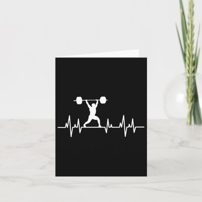 Carte Levage de poids Levant Levant Bodybuilding Il (Devant)
