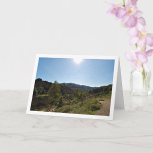 Carte Lever de soleil à Ruta del Agua, Chelva, Valence,