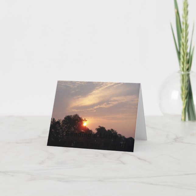 Carte LEVER DE SOLEIL dans NY, (Devant)