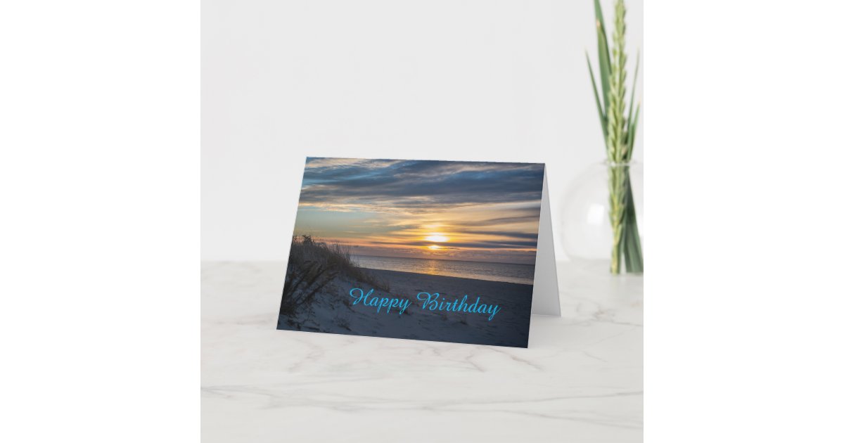 Carte Lever De Soleil De Joyeux Anniversaire Zazzle Fr