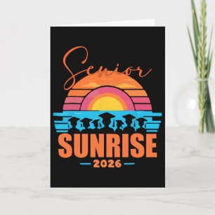 Carte Lever de soleil des seniors vintage 2026 des senio
