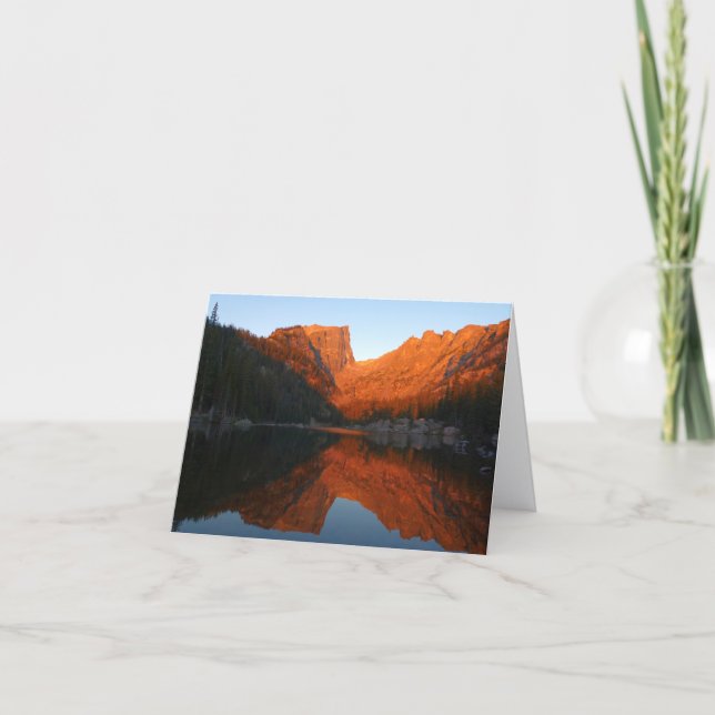 Carte Lever de soleil sur Dream Lake III (Devant)