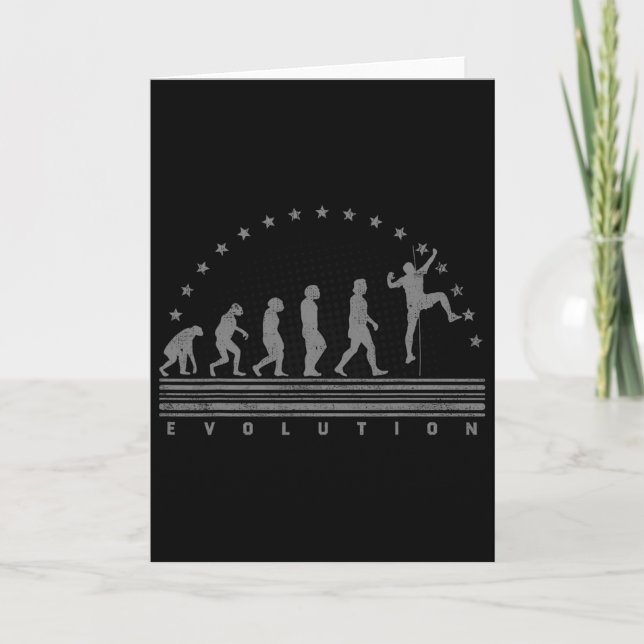 Carte L'évolution rétro de l'escalade Hommes Bouldering  (Devant)