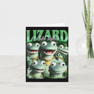 Carte Lézard Lézard Lézard Drôle Mème Lézard Bootleg Wei
