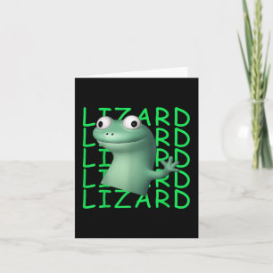 Carte Lézard Lézard Lézard Mème Drôle _1