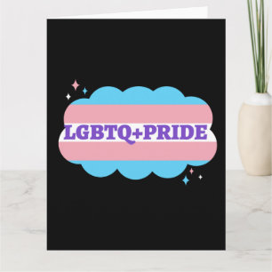 Carte LGBT+Pride. Gay- amour arc-en-ciel.