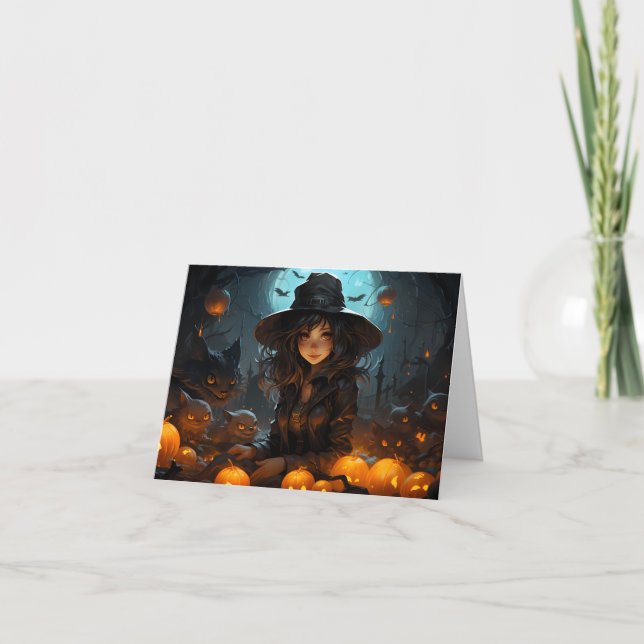 Carte L'Halloween en cuisine (Devant)