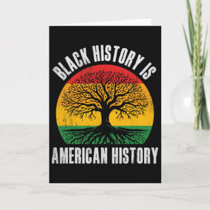 Carte L'histoire des Noirs est l'histoire américaine Bhm