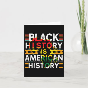 Carte L'histoire des Noirs est l'histoire patriotique de