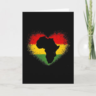 Carte L'histoire des Noirs est ma Saint-Valentin Fierté 
