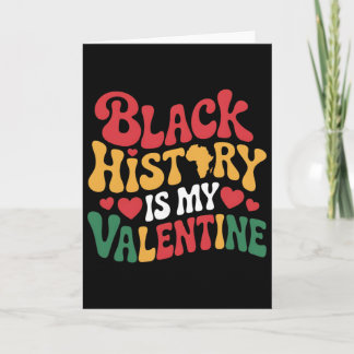 Carte L'histoire des Noirs est mon mois de la Saint-Vale