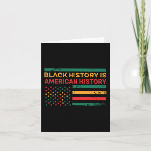 Carte L'histoire noire est l'histoire américaine - Histo