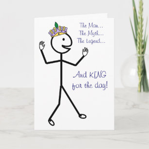 Carte L'Homme Le Mythe La Légende - Bonne Fête des pères