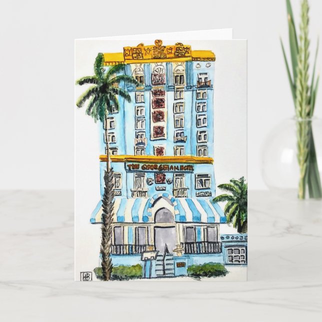 Carte L'hôtel Georgeian (Devant)