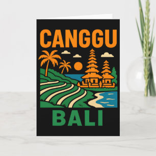 Carte Li Surfing Canggu Li Vintage Vie Masculine de Plag