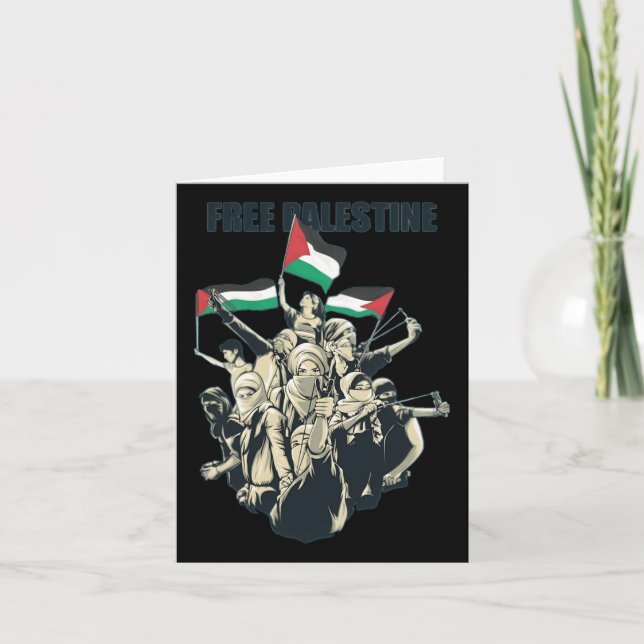 Carte Libérer la Palestine (Devant)