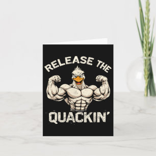 Carte Libérez La Plaisanterie Du Bodybuilder Quackin' Mu