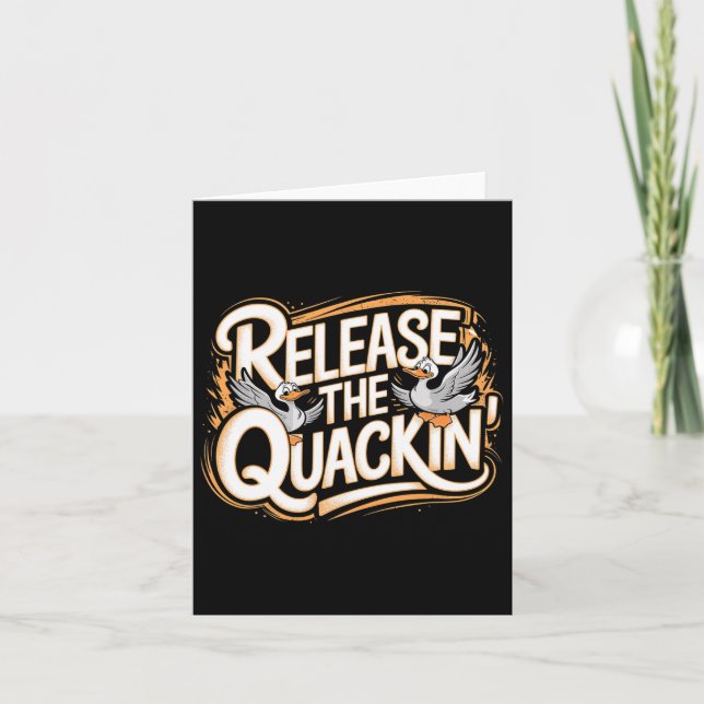 Carte Libérez Quackin Gym Bodybuilding — (Devant)