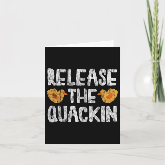 Carte Libérez Quackin Gym Bodybuilding — (Devant)
