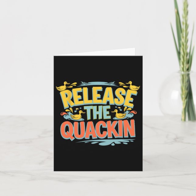 Carte Libérez Quackin Gym Bodybuilding — (Devant)