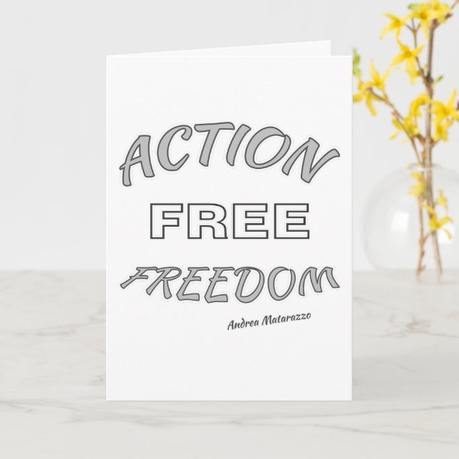 Carte Liberté d'action (Fleur jaune)