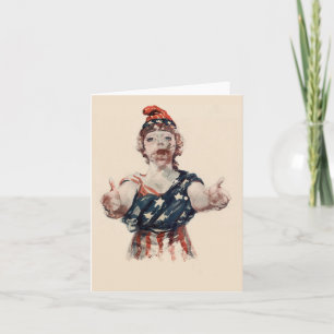 Carte Liberté de la Dame de Zombie