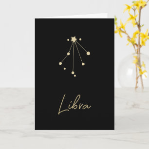 Carte Libra Constellation Zodiac