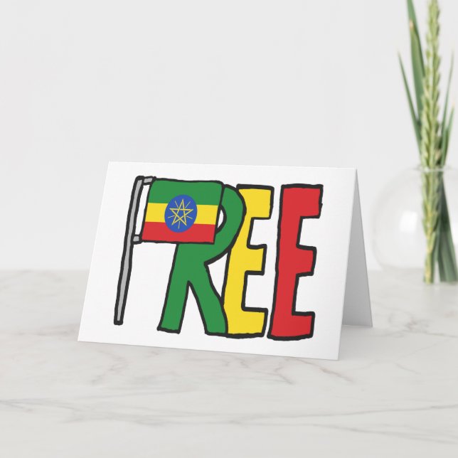 Carte Libre Éthiopie (Devant)