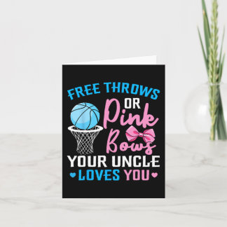Carte Libre Throws ou Rose Bows Oncle vous aime Genre Re