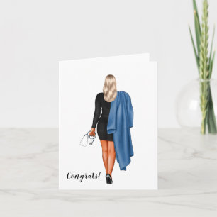 Carte Licence Chic personnalisée en soins infirmiers