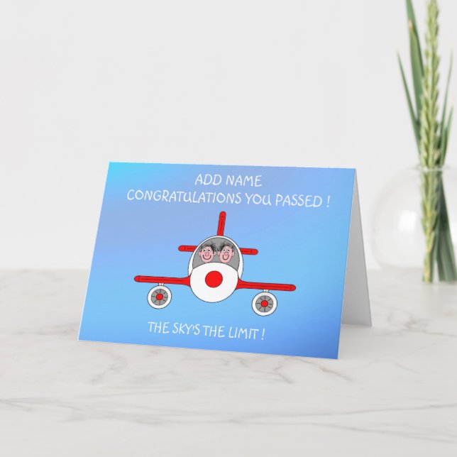 Carte Licence de pilote seulement (Devant)