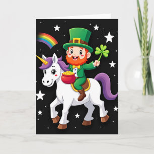 Carte Licorne Chanceux Farfadet