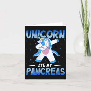 Carte Licorne féminine a mangé mon V-neck pancréas 